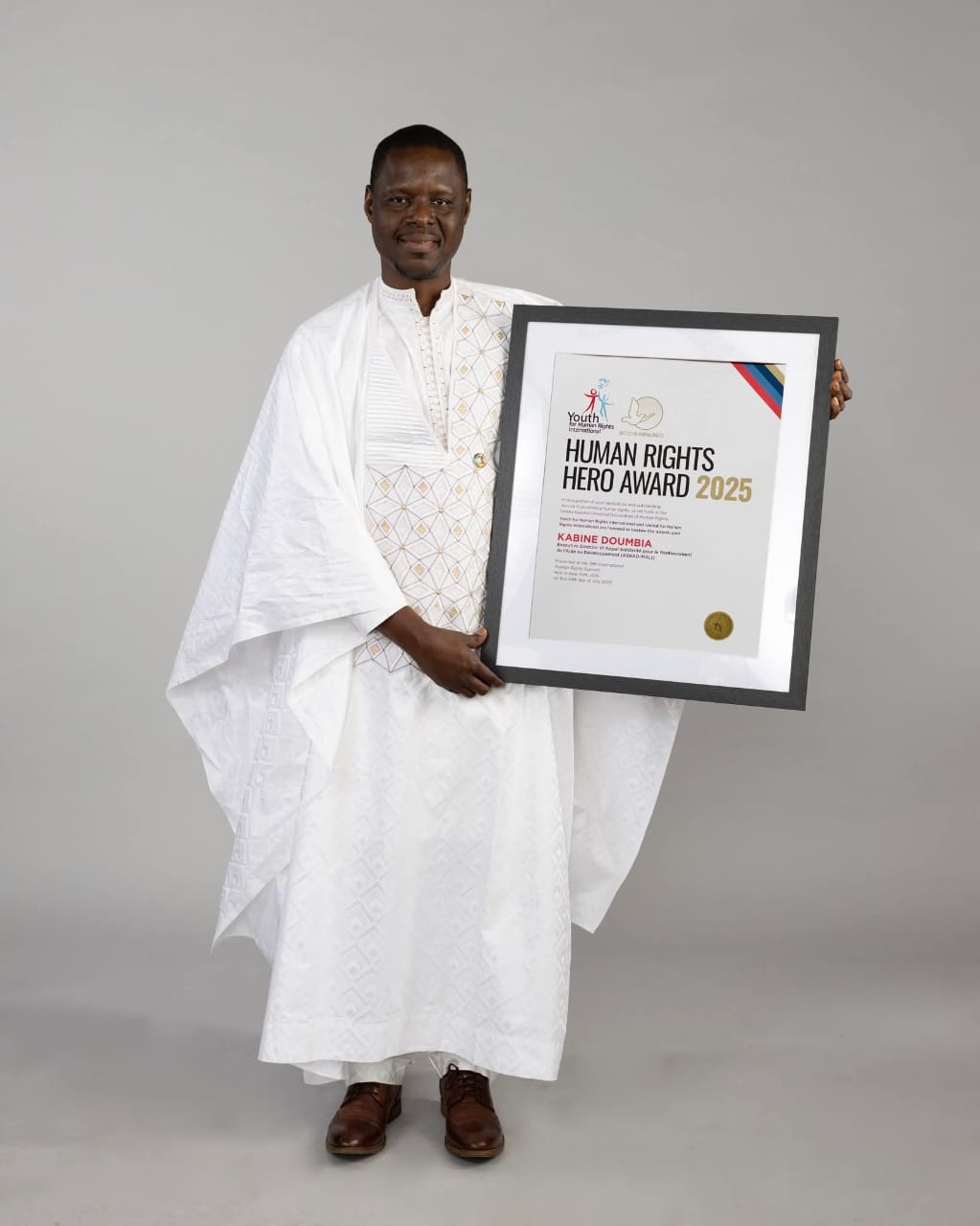 Kabine Doumbia, Lauréat du Prix Héros des Droits de l’Homme 2025 aux Nations Unies