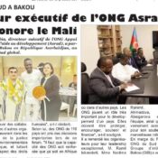 L’ONG ASRAD Mali salue la création de la Plateforme des ONG du Sud lors d’une conférence en Azerbaïdjan